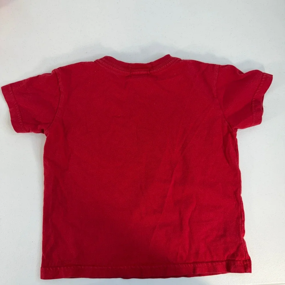 Ralph Lauren 4T T-Shirt Polo Bear USA Basketball Graphic‎ Red Short Sleeve Tee